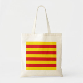 Katalanische Flagge Tragetasche