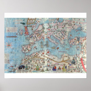 Katalanischer Atlas: Sonderkommando von Nordafrika Poster