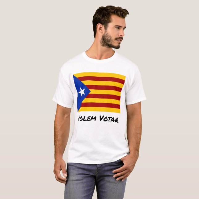 Katalanischer Referendum-T - Shirt (Vorne ganz)