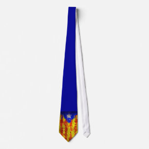 katalanischer Senyera Krawatte