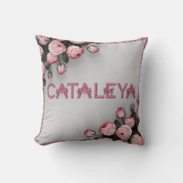 KATALEYA bestickte Rose Kissen & Keule