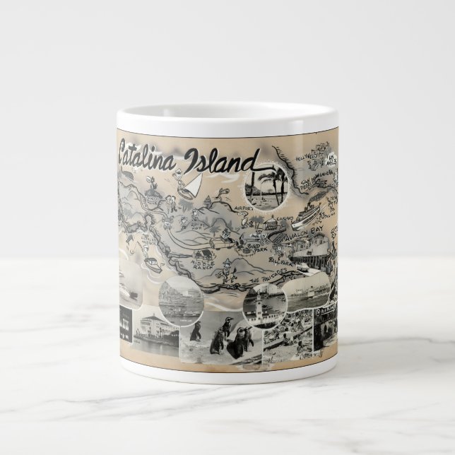 Katalina - Vintag Jumbo-Tasse (Vorderseite)