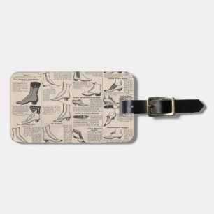 Katalog für antike Showwerbung Gepäckanhänger