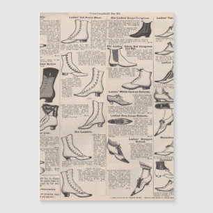 Katalog für antike Showwerbung Magnetkarte