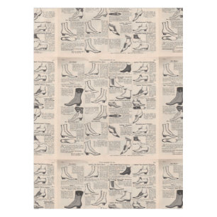 Katalog für antike Showwerbung Tischdecke