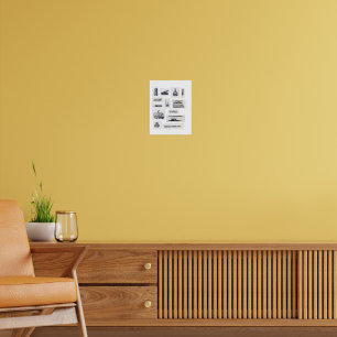 Katalog für Vintage-Schreibwarenhändler Poster