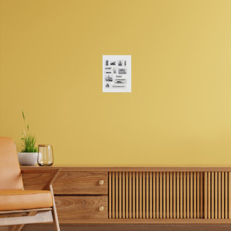 Katalog für Vintage-Schreibwarenhändler Poster