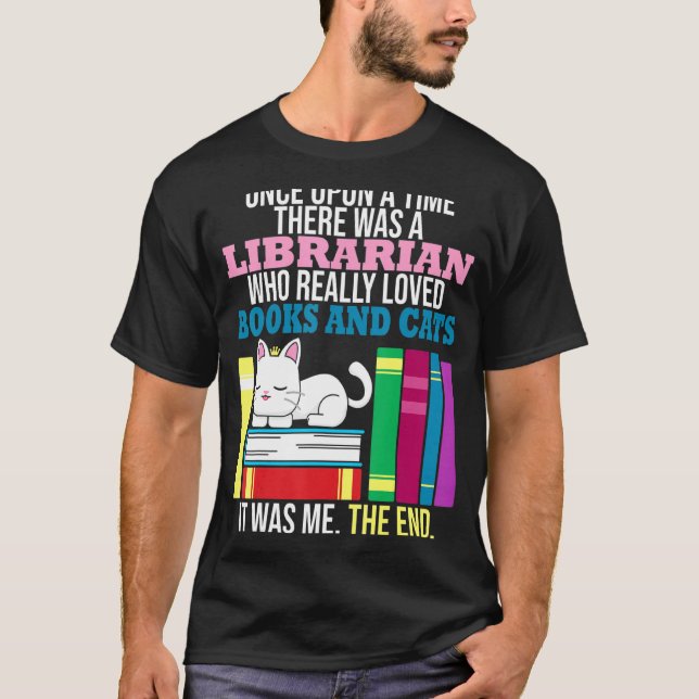 Katalogbuch Feline Eigentümer Leser Bookworm T-Shirt (Vorderseite)