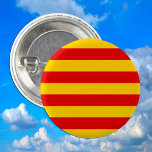 Katalonien Flag & Katalan - La Senyera Modeerschei Button<br><div class="desc">Buttons: Katalonien & Katalanische Flagge "offizielle Version" = La Senyera - Liebe mein Land,  Mode,  Reise,  Urlaub,  Nationalpatrioten / Sportfans</div>
