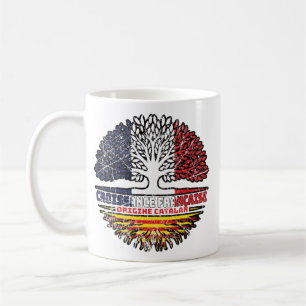 Katalonien Katalonien Fahne der französischen Baum Kaffeetasse
