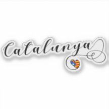 Katalonien Katalonien - Independence Herzenflagge