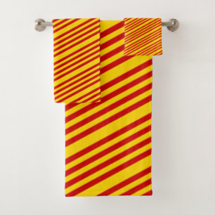 Katalonienflagge und Katalanisch - La Senyera /Bad Badhandtuch Set