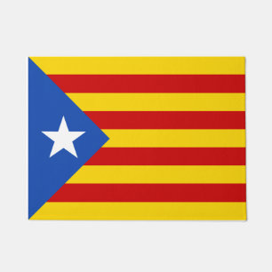 Katalonienflagge und Katalanisch - La Senyera Este Fußmatte