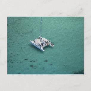 Katamaran, Mamanuca-Inseln, Fidschi, Südpazifik Postkarte