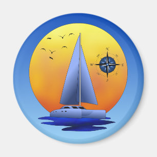 Katamaran Sailing Magnet