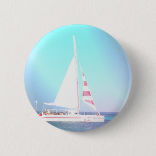 Katamaran-Segelboot-Knopf Button