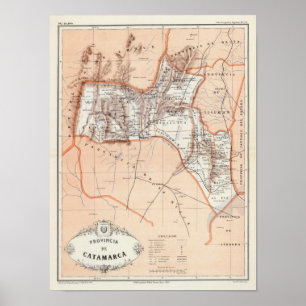 Katamarca, Argentinien Poster