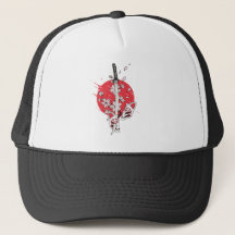 Katana cherry blossom fox mask