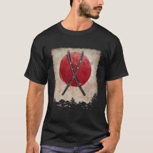 Katana Schwerter Japan Samurai Outfit japanische S T-Shirt