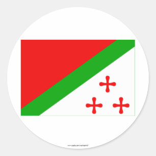 Katanga-Flagge (1960-1963) Runder Aufkleber