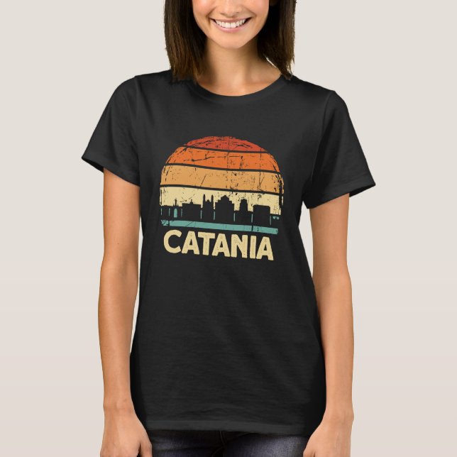 Katania-Skyline T-Shirt (Vorderseite)