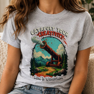 Katapultieren Sie Ihre Kreativität quirky Inspirat T-Shirt