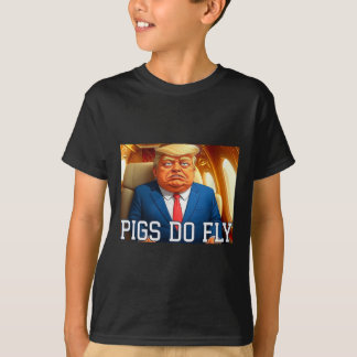 Katar ein Lago gegen Trump Katar Flugzeug Schweine T-Shirt