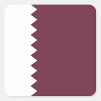 Katar-Flag-Aufkleber
