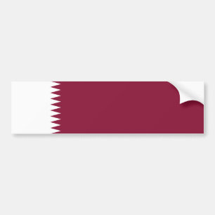 Katar-Flag Autoaufkleber