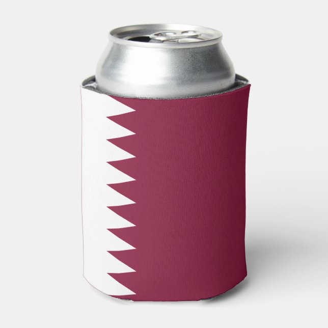 Katar-Flag Dosenkühler (Kanne Vorderseite)