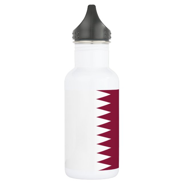 Katar-Flag Edelstahlflasche (Links)
