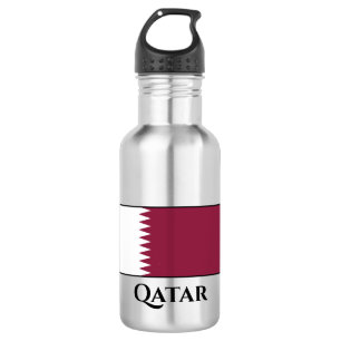 Katar-Flag Edelstahlflasche