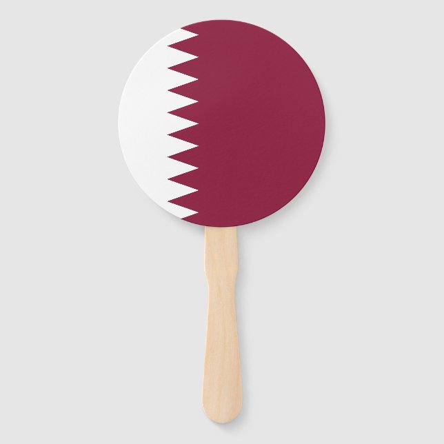 Katar-Flag Fächer (Vorderseite)