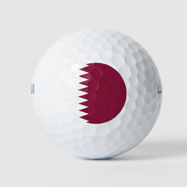 Katar-Flag Golfball (Vorderseite)
