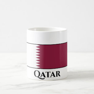 Katar-Flag Kaffeetasse