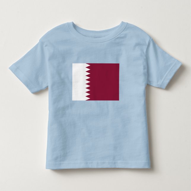 Katar-Flag Kleinkind T-shirt (Vorderseite)