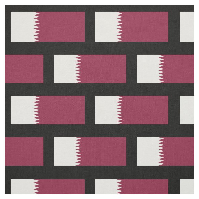 Katar-Flag Stoff (Muster)