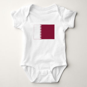 Katar-Flagge Baby Strampler