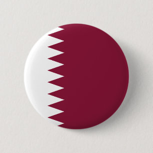 Katar-Flagge Button