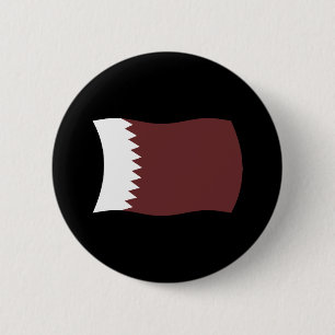 Katar-Flagge-Button Button