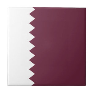 Katar-Flagge Keramikfliese