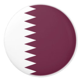 Katar-Flagge Keramikknauf