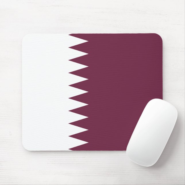 Katar-Flagge Mousepad (Mit Mouse)