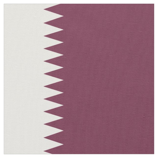 Katar-Flagge Stoff (Nahaufnahme)