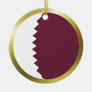 Katar-Flaggen-Ornament Keramik Ornament