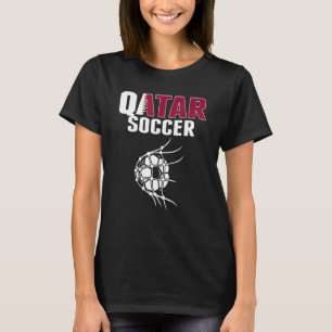 Katar Fußballball Im Netz Tor Katarischer Fußbal T-Shirt