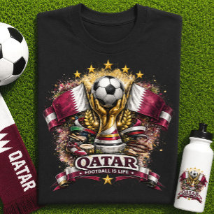 Katar Fußballfan Fußball Weltmeisterschaft Anhänge T-Shirt
