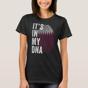 Katar ist in meiner DNA Niedlich Qatari Fingerprin T-Shirt