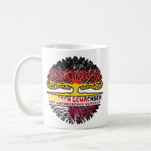 Katar Katarisch Deutsch Deutschland Baum Wurzel Kaffeetasse