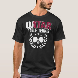 Katar Ping Pong Proud Katar Tischtennis Supplier T-Shirt
